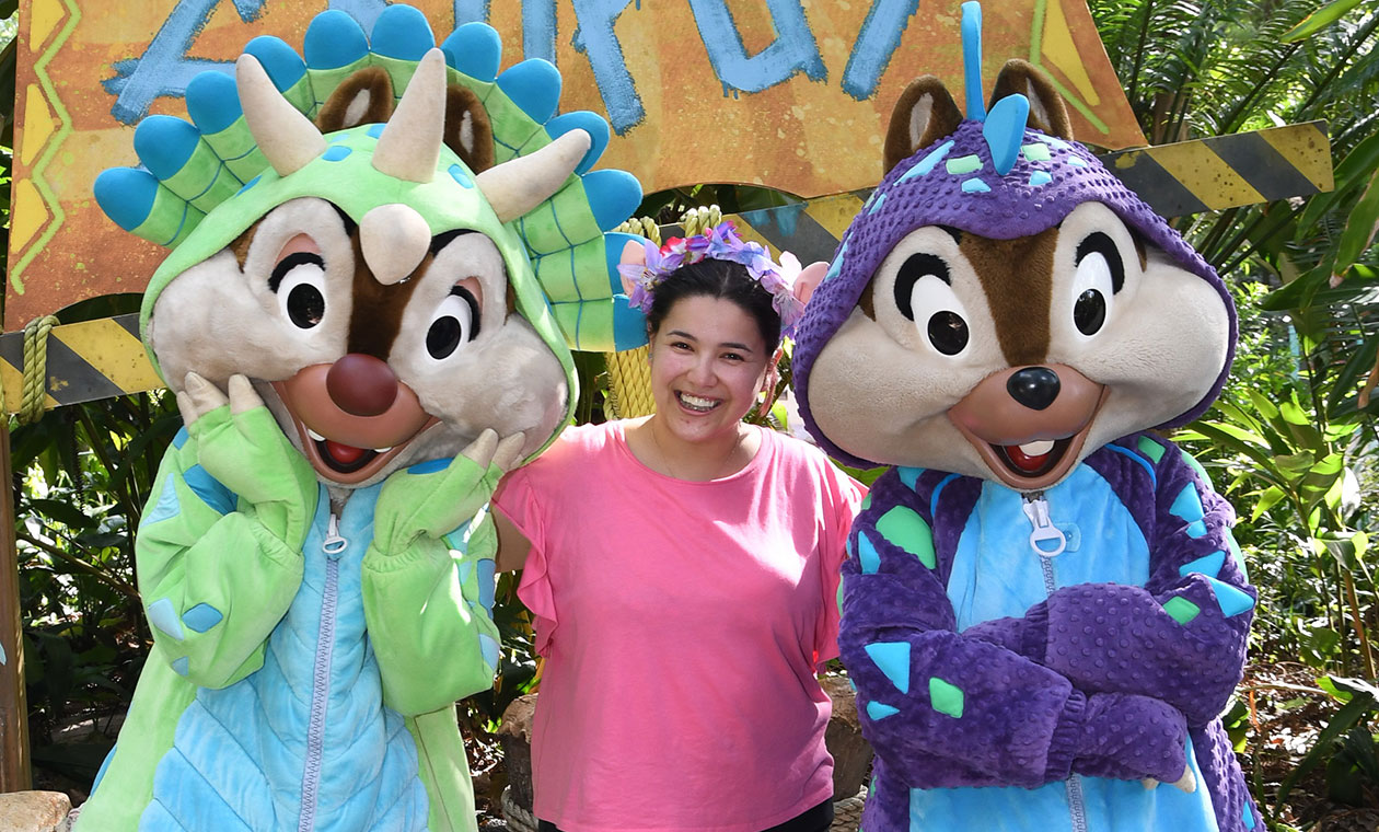 Familia feliz en Disney World